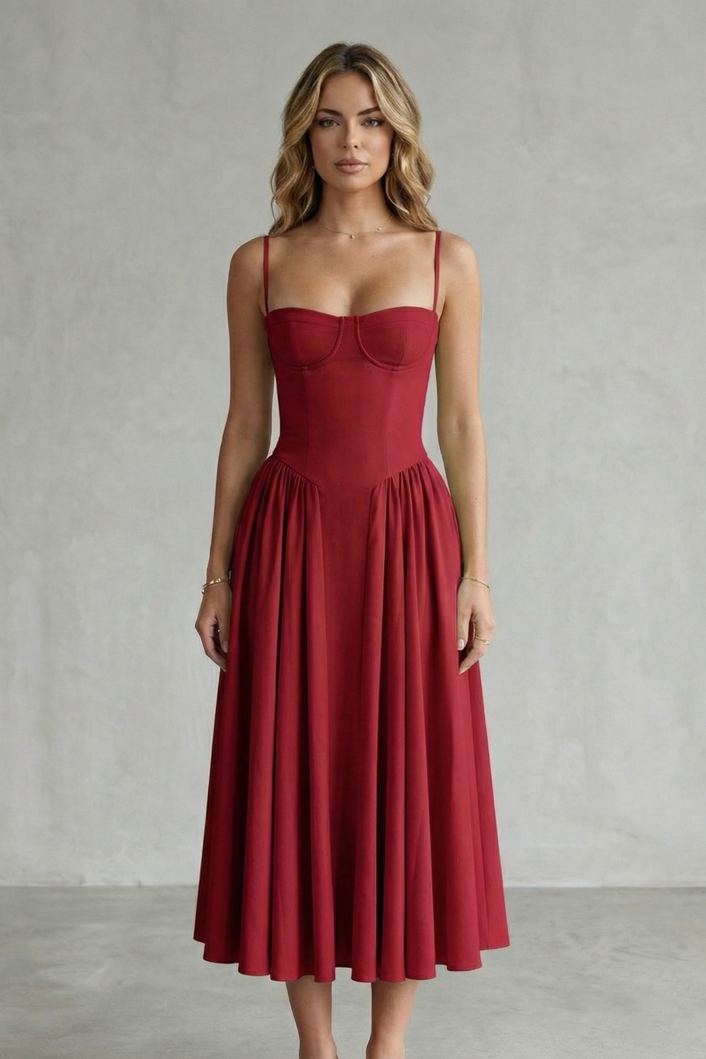 Sleeveless Structured Dress for Women – Timeless Design, Elegant Fit