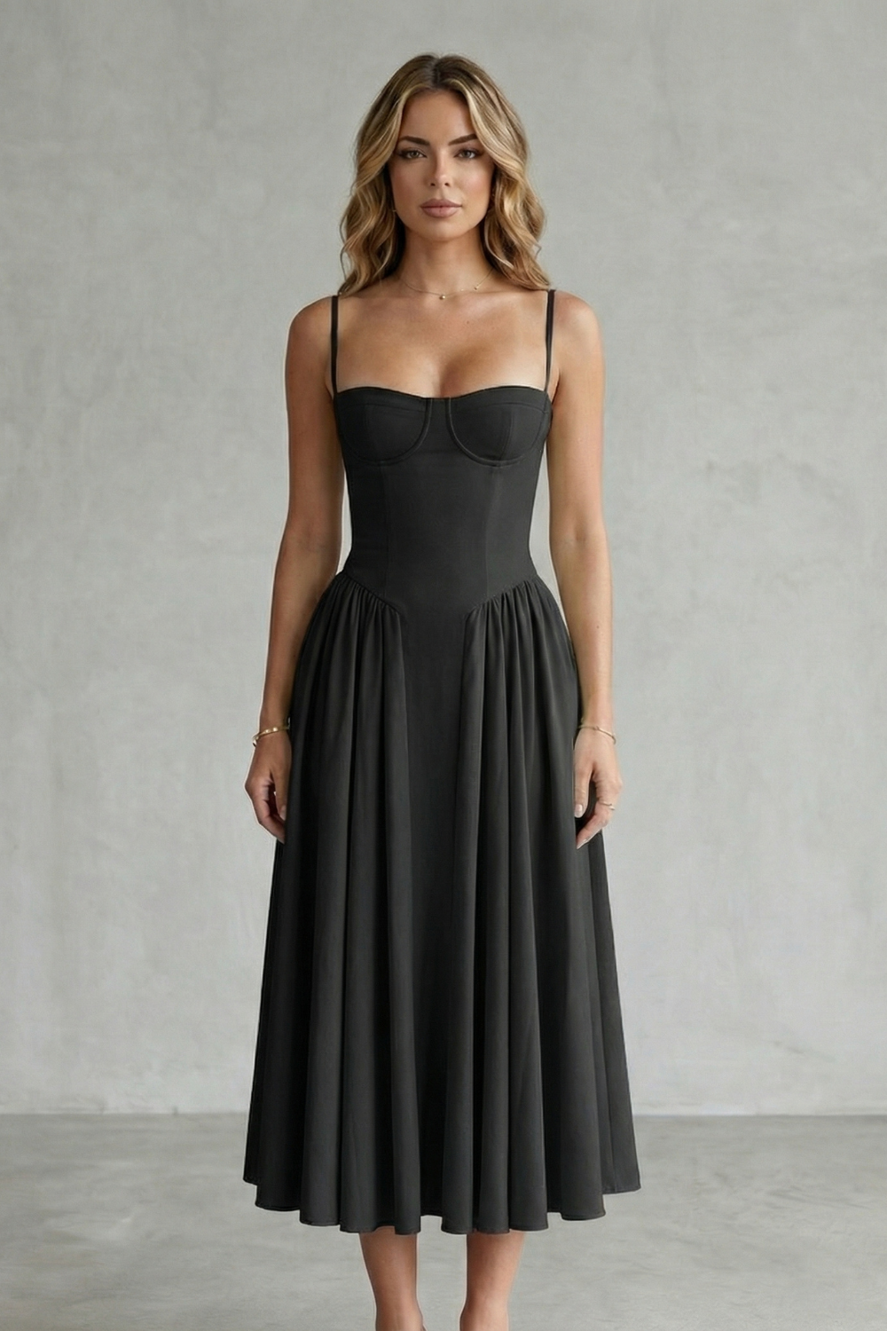 Sleeveless Structured Dress for Women – Timeless Design, Elegant Fit
