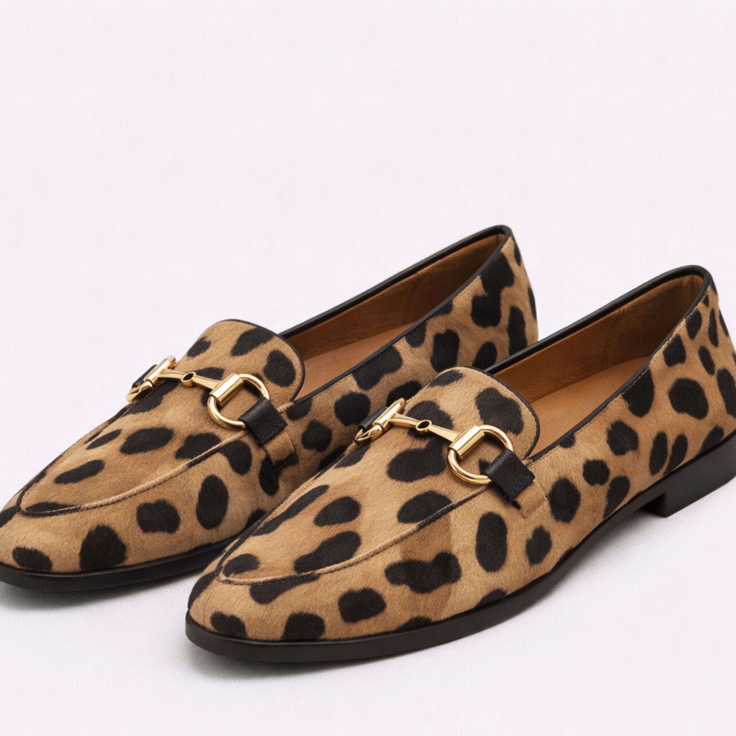 Women's Printed Loafers - Casual Style Footwear for Everyday Wear