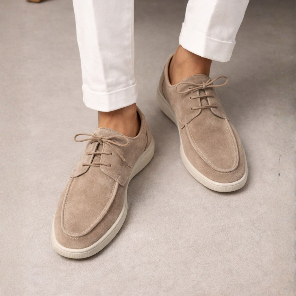 Men's Suede Loafers - Classic Comfortable Design for Everyday Wear