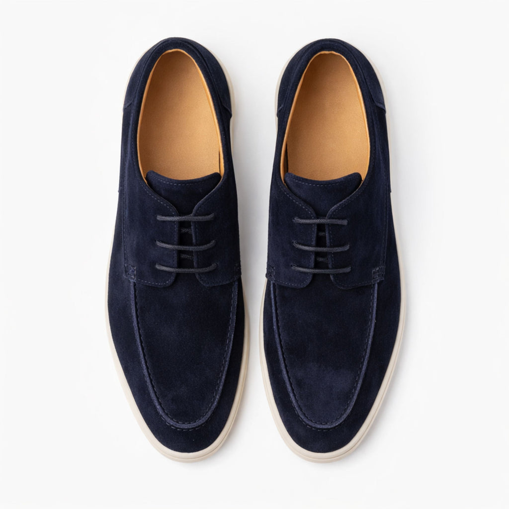 Men's Suede Loafers - Classic Comfortable Design for Everyday Wear