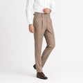 Men's Relaxed-Fit Double-Button Trousers - Classic Style for Casual Wear