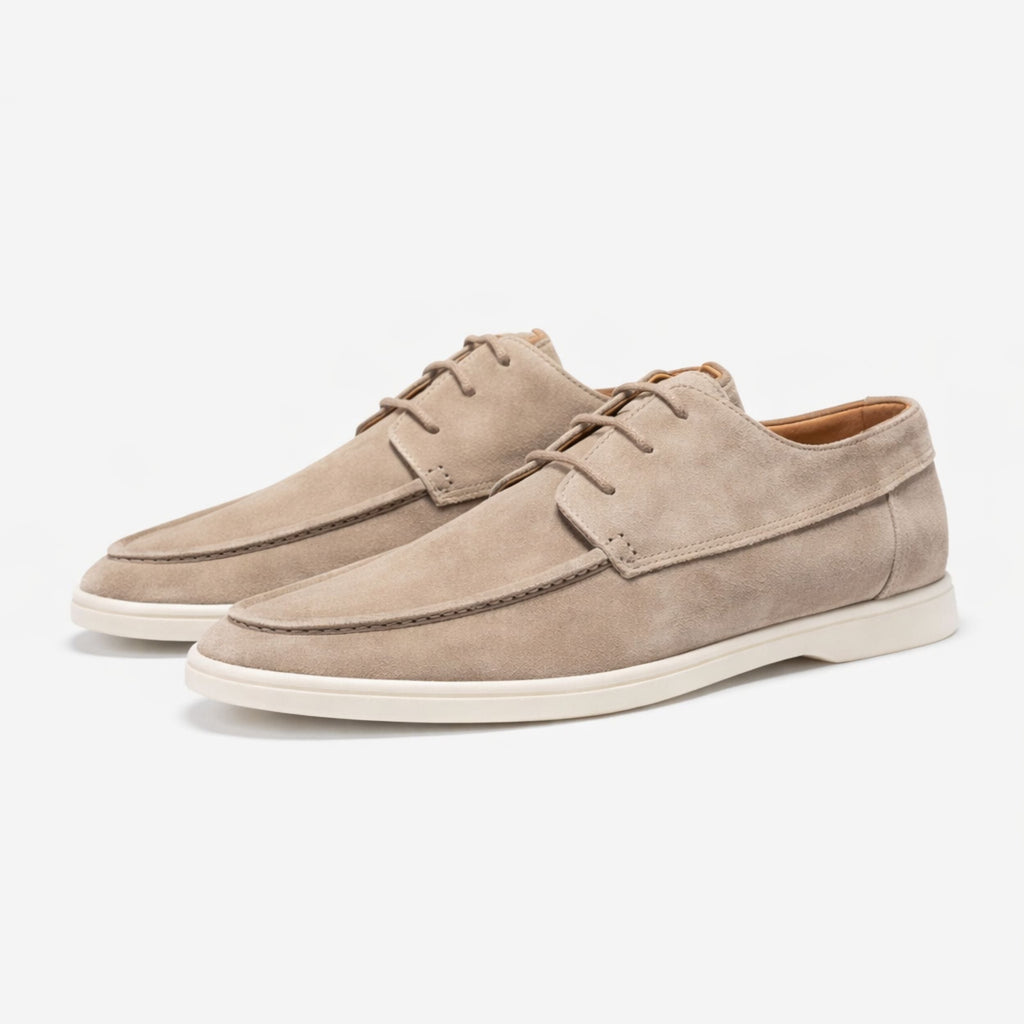 Men's Suede Loafers - Classic Comfortable Design for Everyday Wear