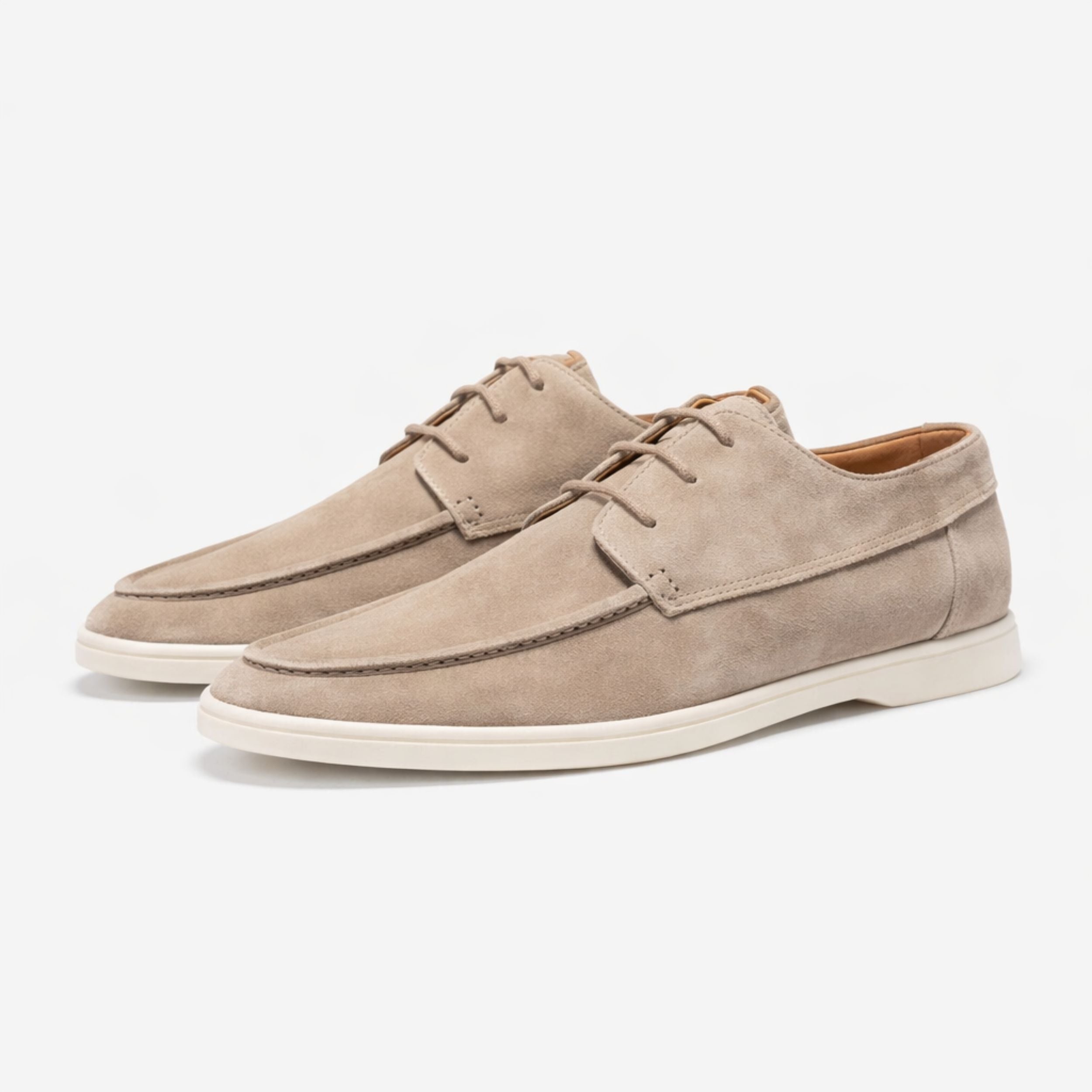Men's Suede Loafers - Classic Comfortable Design for Everyday Wear
