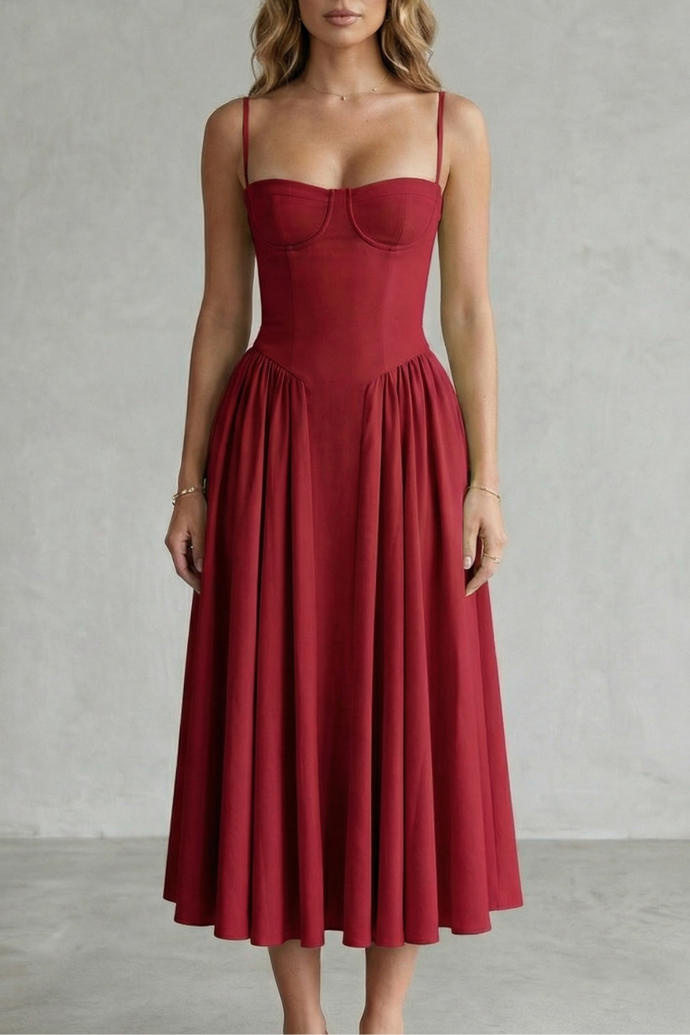 Sleeveless Structured Dress for Women – Timeless Design, Elegant Fit