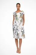 Casual Summer Dress for Women | Relaxed Fit with Botanical Print | Lightweight Cotton Blend | Ideal for Everyday Wear