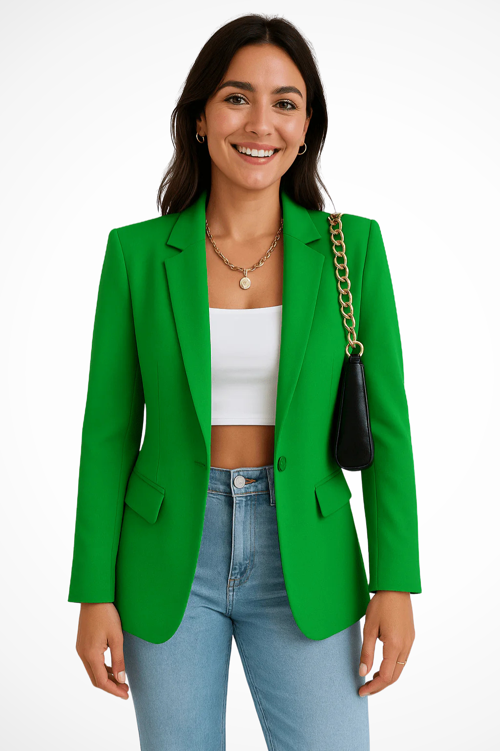 Chic Women's Blazer | Elegant Design | Tailored Fit | Perfect for Office or Casual Wear | Available in Multiple Sizes