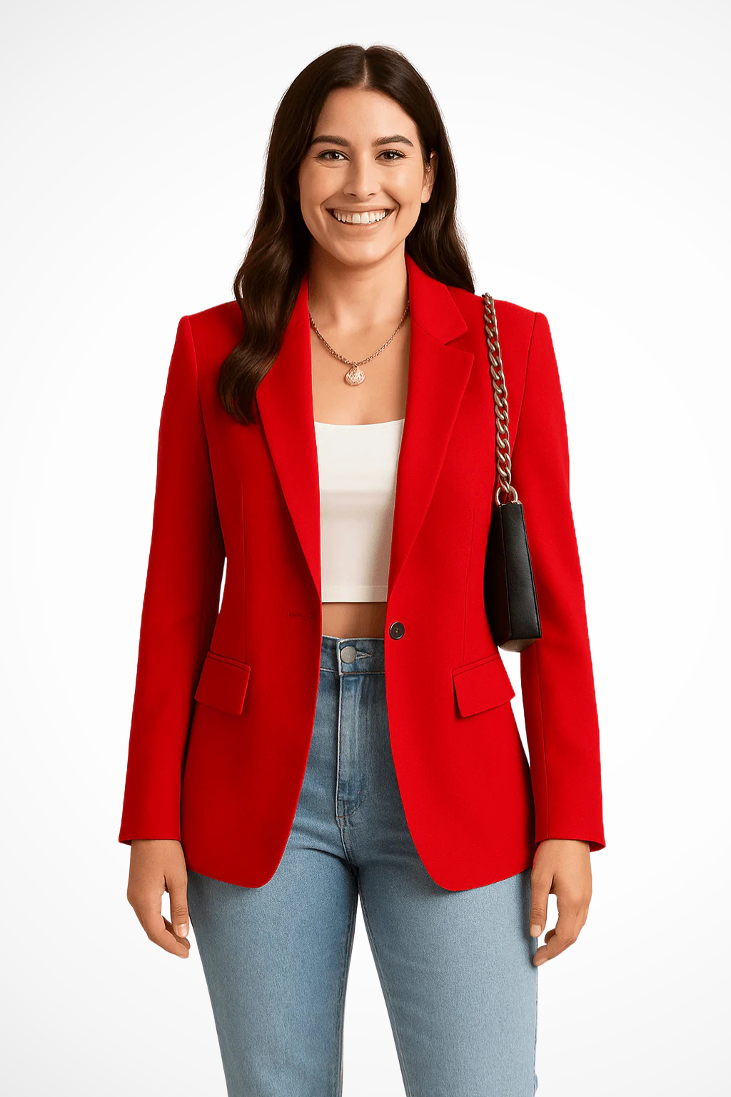 Chic Women's Blazer | Elegant Design | Tailored Fit | Perfect for Office or Casual Wear | Available in Multiple Sizes