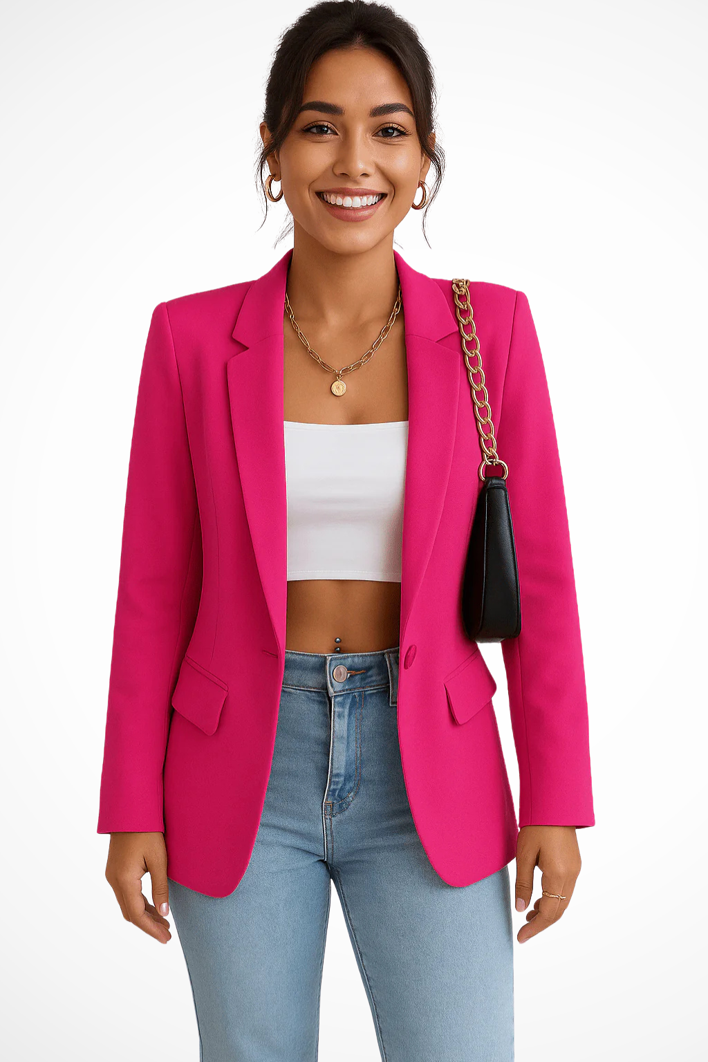 Chic Women's Blazer | Elegant Design | Tailored Fit | Perfect for Office or Casual Wear | Available in Multiple Sizes