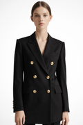 Double Breasted Women's Blazer | Elegant Design | Tailored Fit | Office Wear or Formal Events