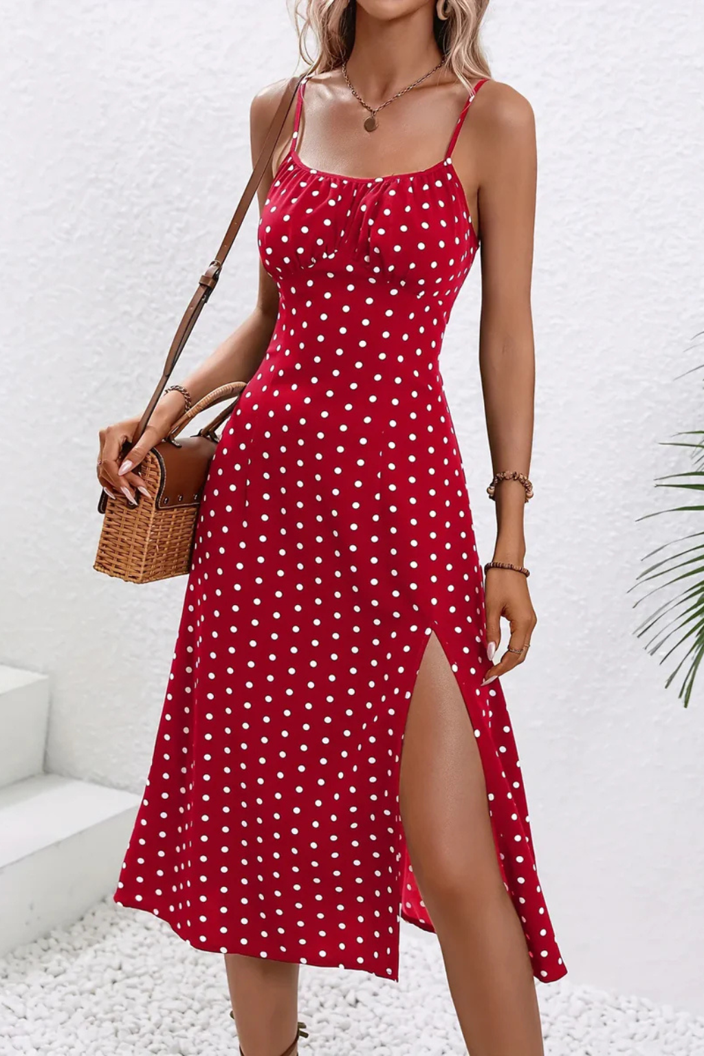 Floral Sleeveless Midi Dress for Women | Boho Summer Style | Lightweight Fabric | Perfect for Casual Outings
