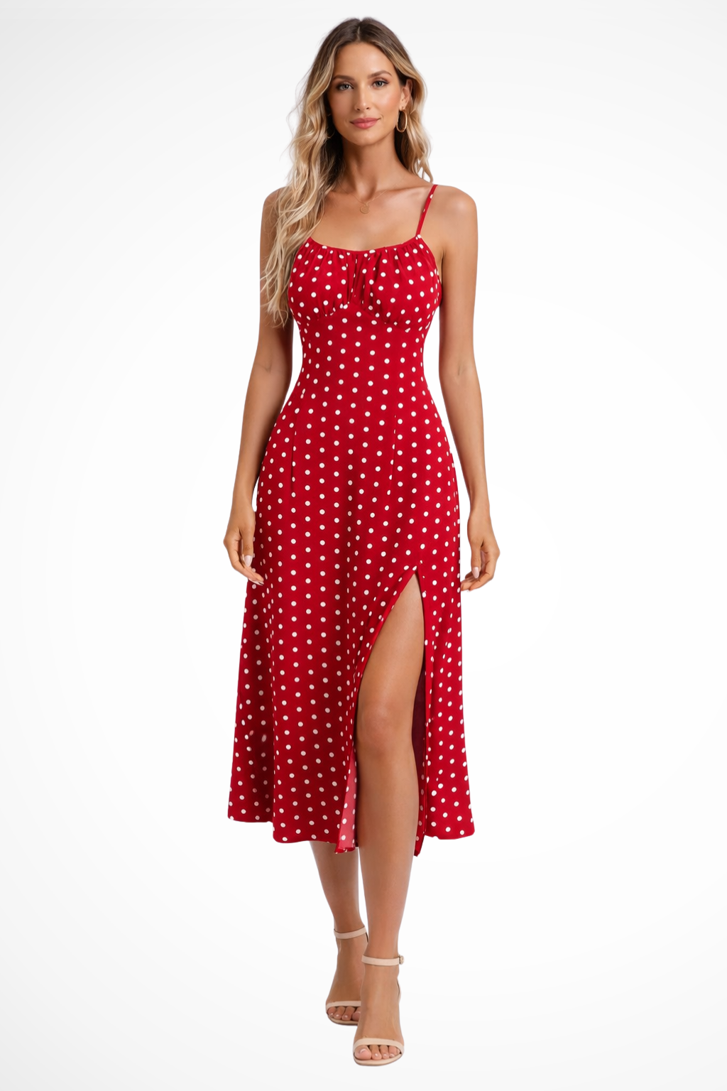 Floral Sleeveless Midi Dress for Women | Boho Summer Style | Lightweight Fabric | Perfect for Casual Outings