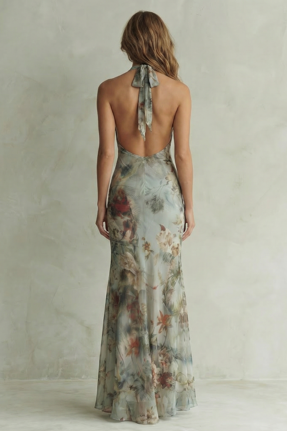 Vintage Chiffon Maxi Dress with Allure for Special Occasions