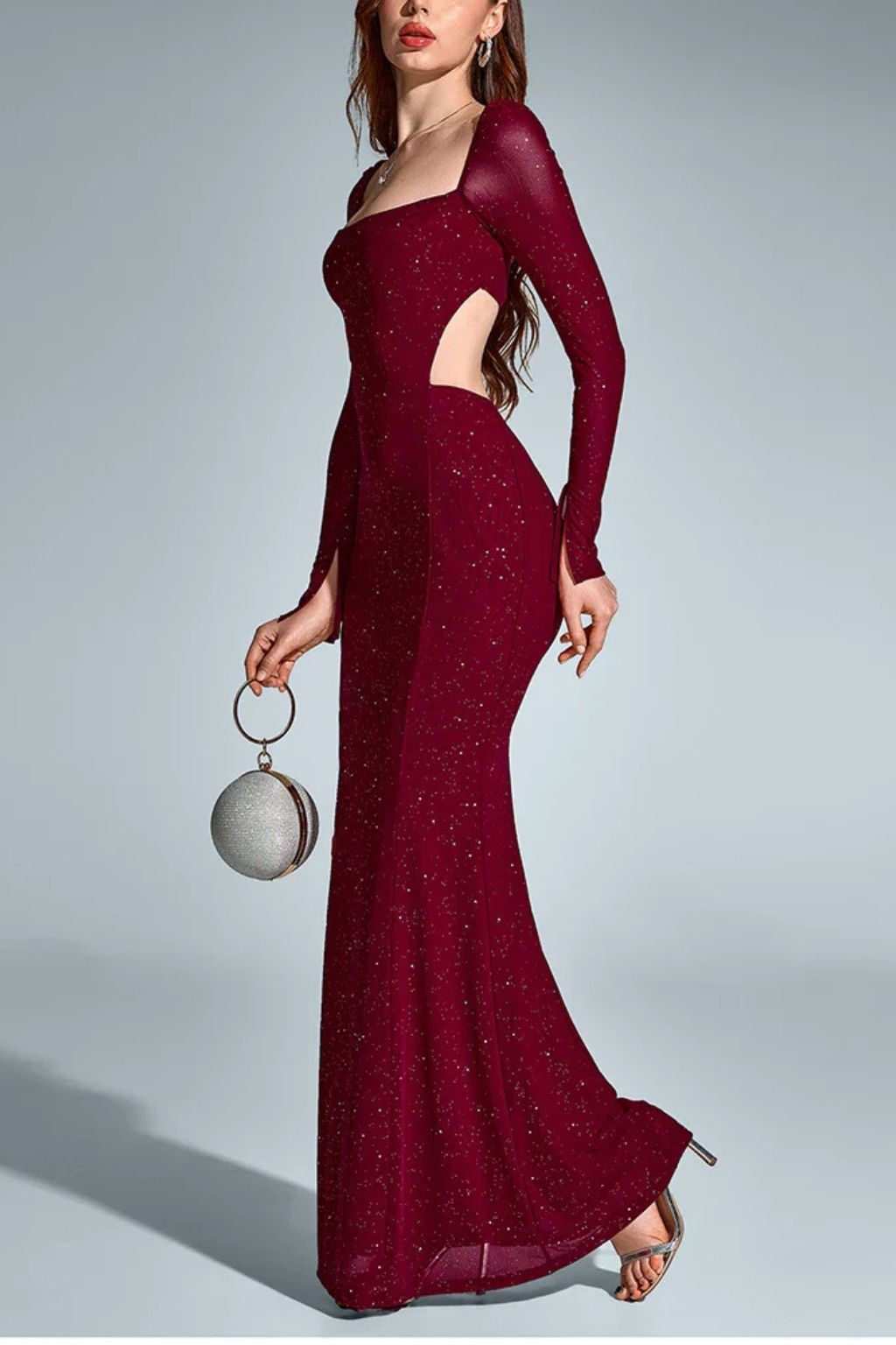 Halter Neck Maxi Dress for Women | Elegant Wedding Guest Attire | Lightweight Fabric | Perfect for Formal Events