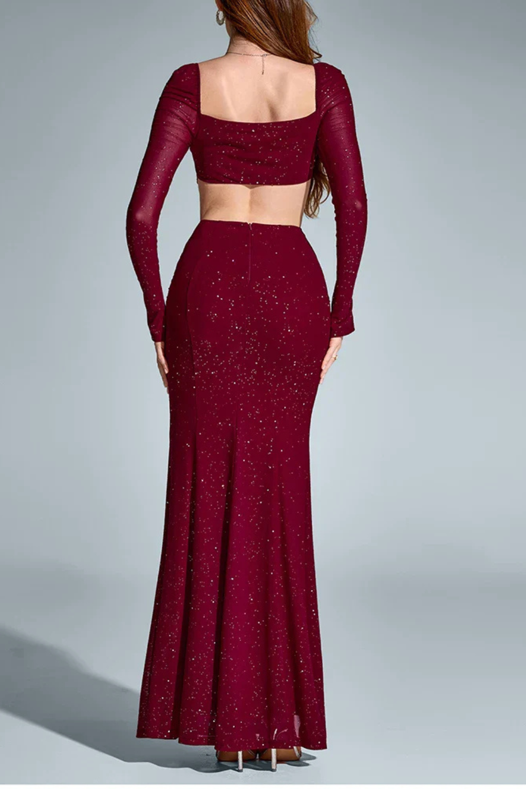 Halter Neck Maxi Dress for Women | Elegant Wedding Guest Attire | Lightweight Fabric | Perfect for Formal Events