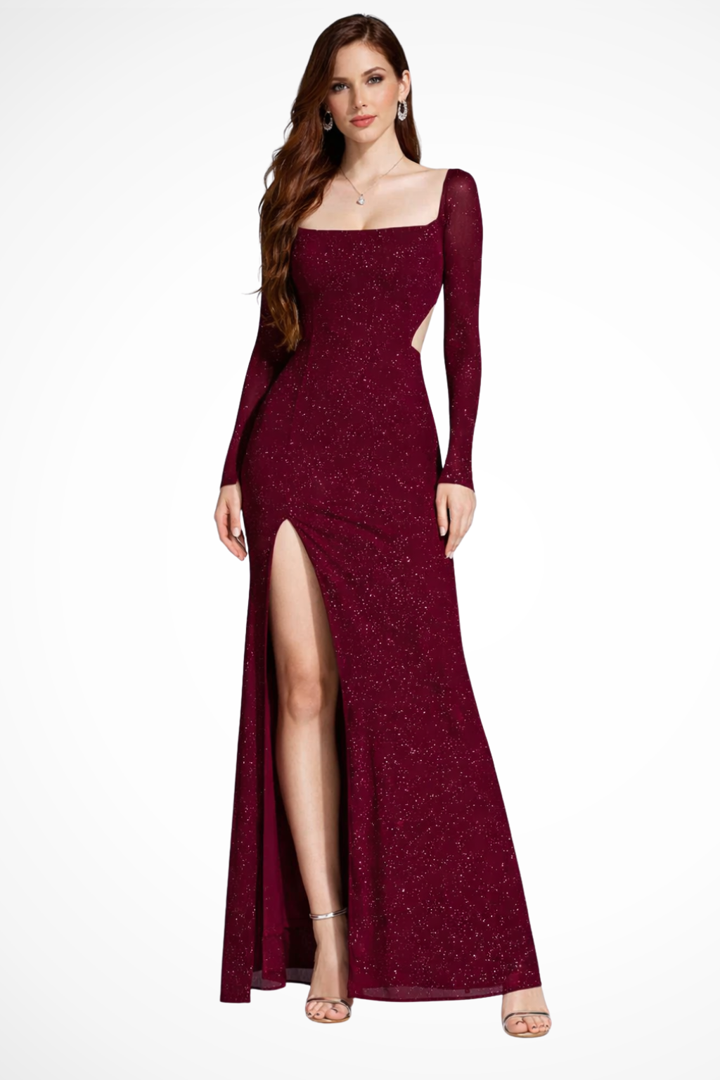 Halter Neck Maxi Dress for Women | Elegant Wedding Guest Attire | Lightweight Fabric | Perfect for Formal Events