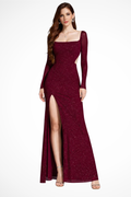 Halter Neck Maxi Dress for Women | Elegant Wedding Guest Attire | Lightweight Fabric | Perfect for Formal Events