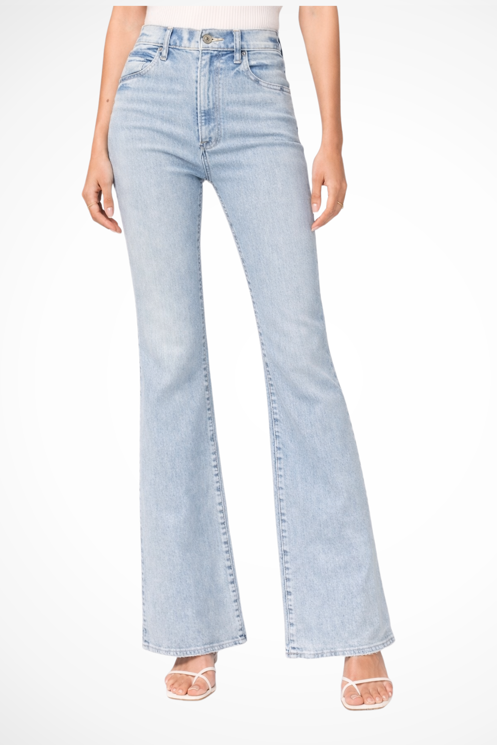High-Waisted Flared Denim Jeans for Women | Comfortable Stretch Fabric | Casual Everyday Wear