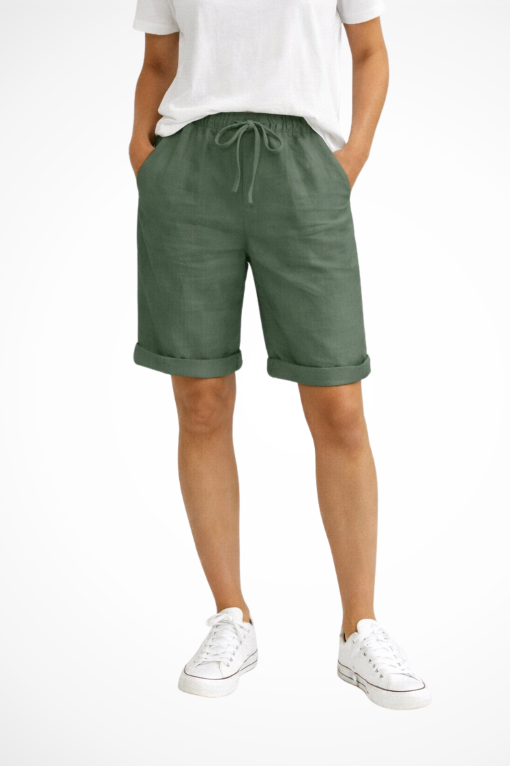 Linen Capri Pants for Women | Relaxed Fit Everyday Wear | Comfortable and Versatile Summer Trousers