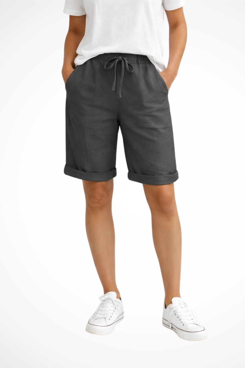 Linen Capri Pants for Women | Relaxed Fit Everyday Wear | Comfortable and Versatile Summer Trousers