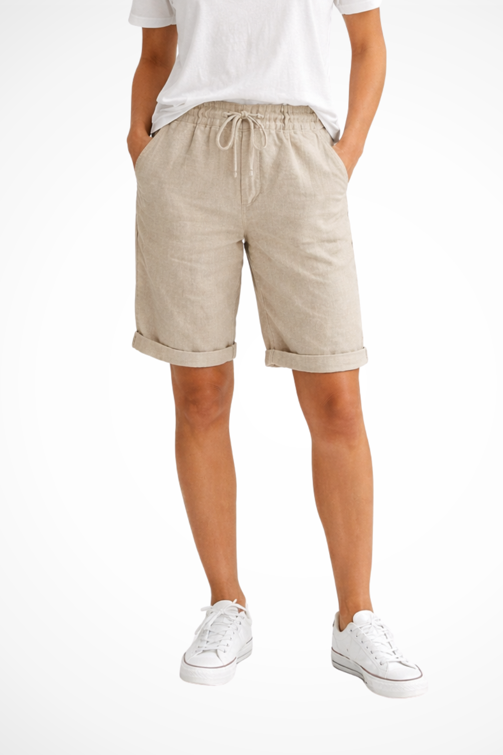 Linen Capri Pants for Women | Relaxed Fit Everyday Wear | Comfortable and Versatile Summer Trousers
