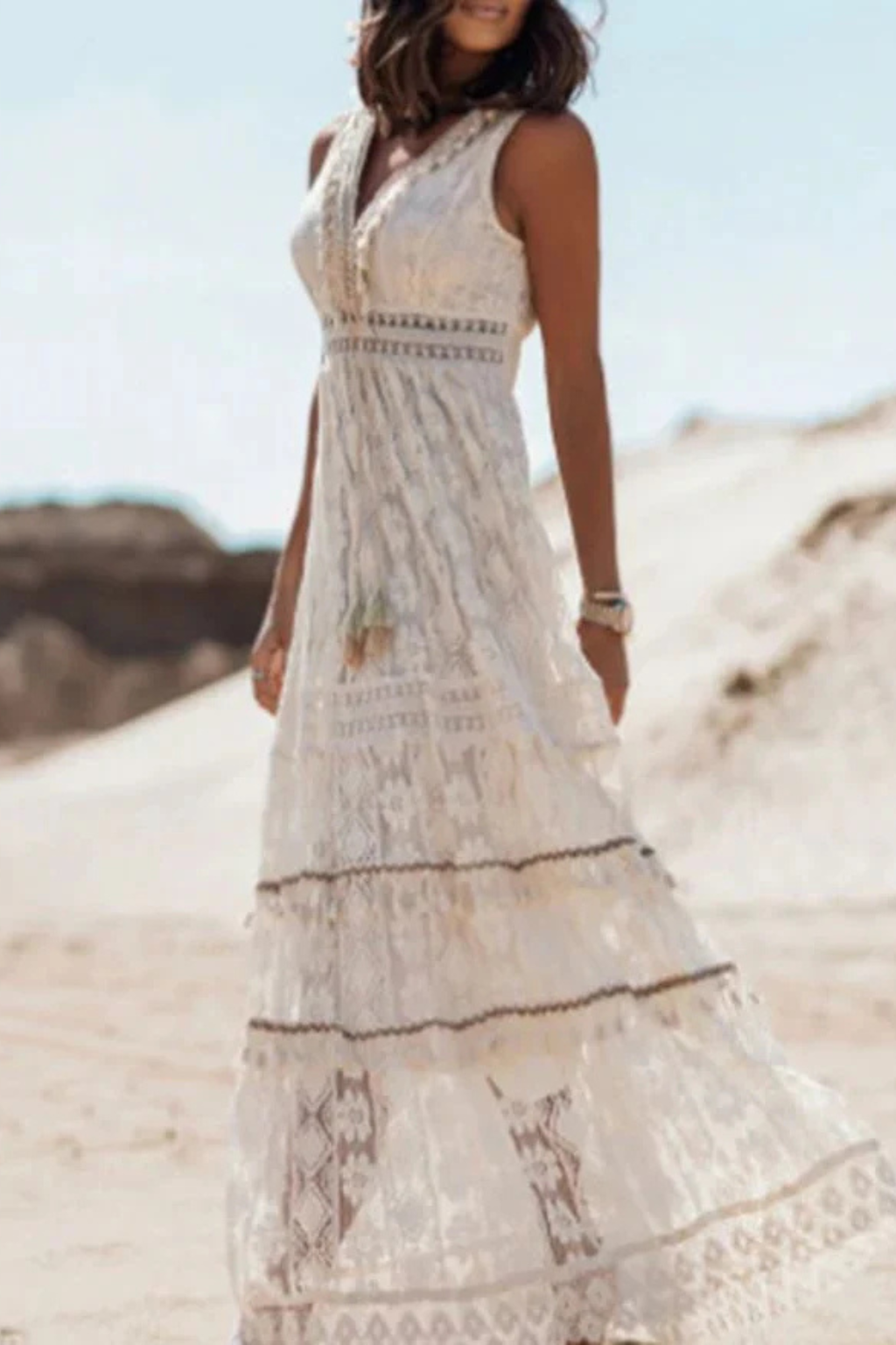Maxi Summer Beach Dress for Women | Boho Style, Lightweight Fabric, Perfect for Vacation and Casual Outings