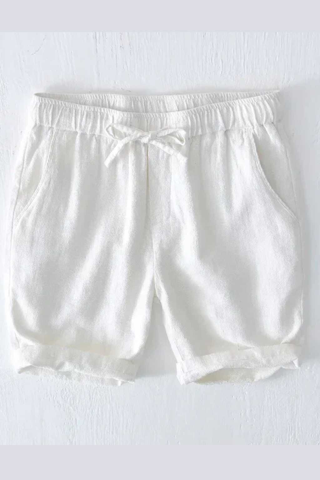 Men's Casual Drawstring Shorts with Elastic Waist and Side Pockets - Comfortable Everyday Wear for Summer