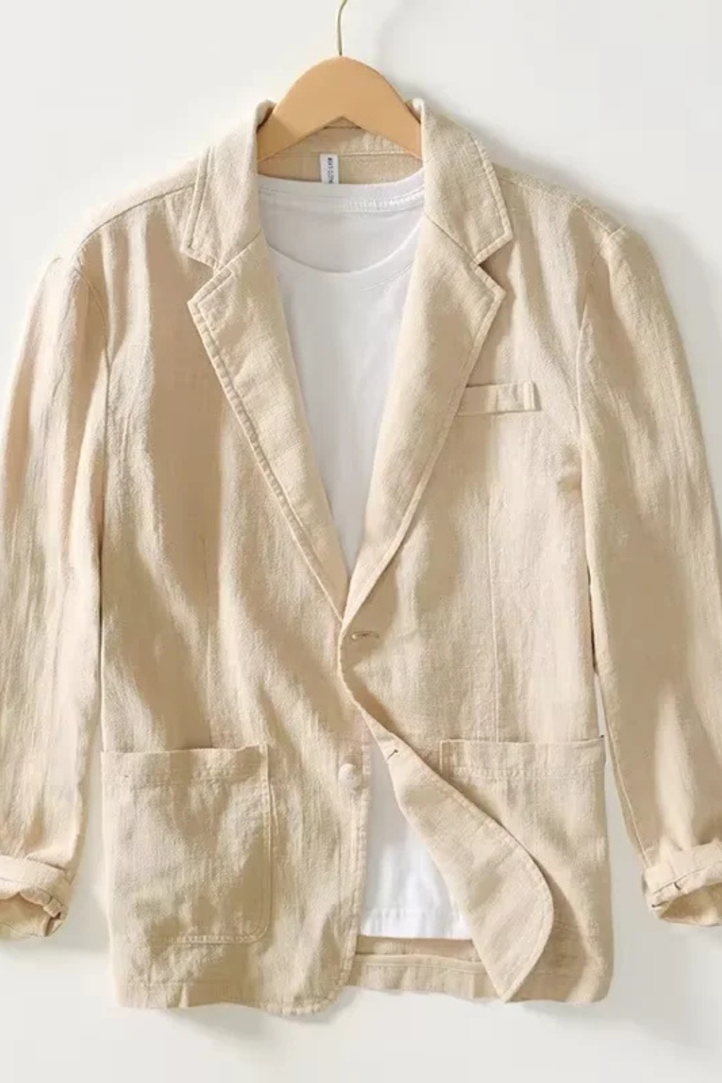 Men's Casual Linen Blazer | Lightweight Summer Jacket for Everyday Wear
