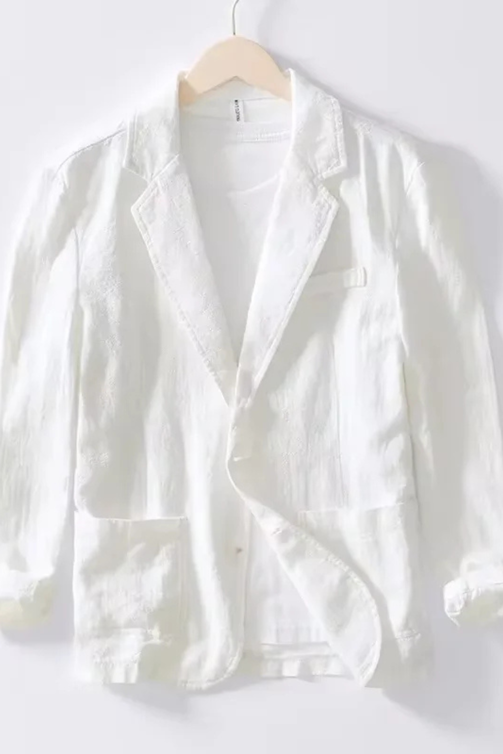 Men's Casual Linen Blazer for Summer - Lightweight, Breathable Design for Smart-Casual Wear