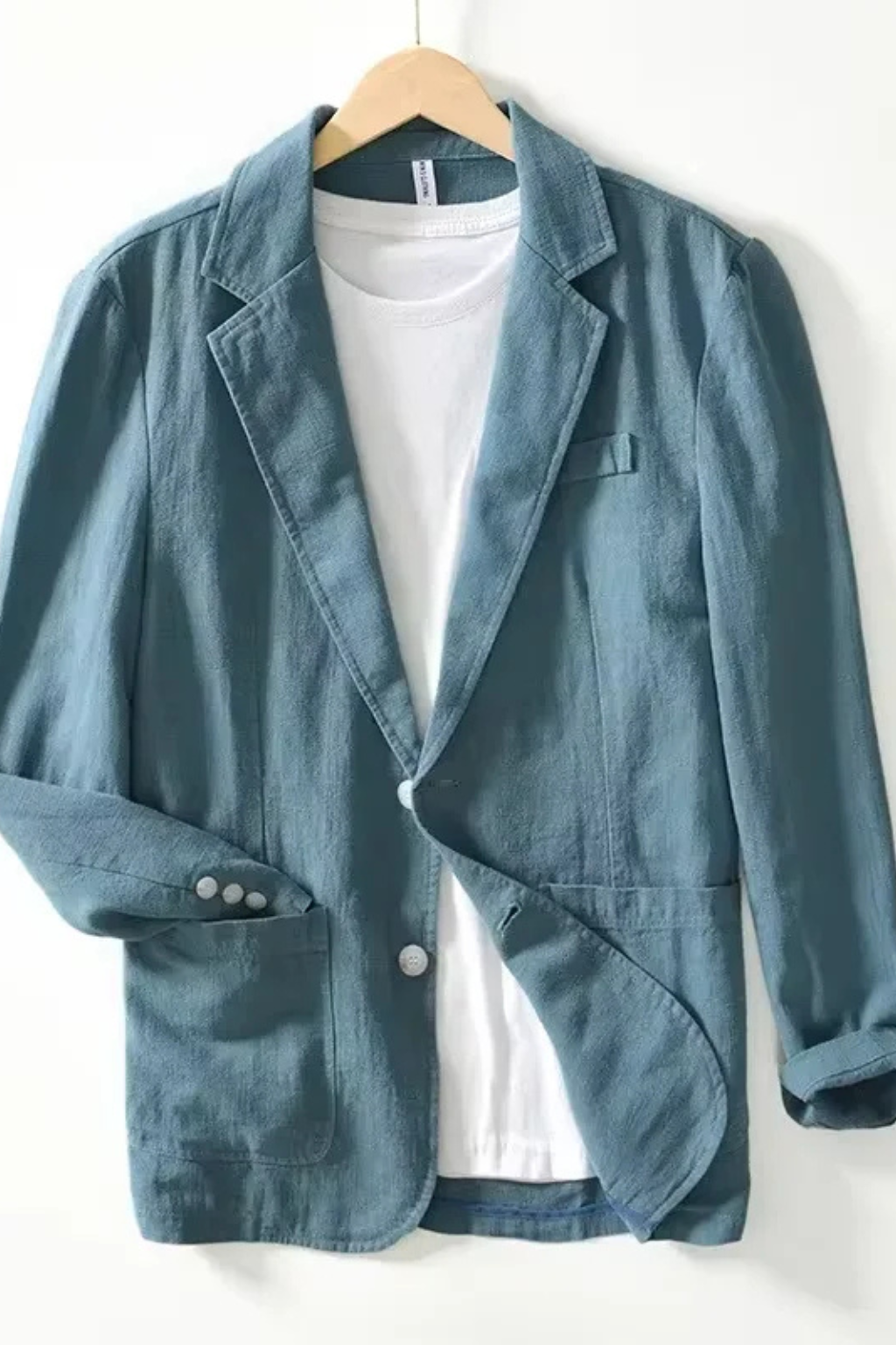 Men's Casual Linen Blazer for Summer - Lightweight, Breathable Design for Smart-Casual Wear