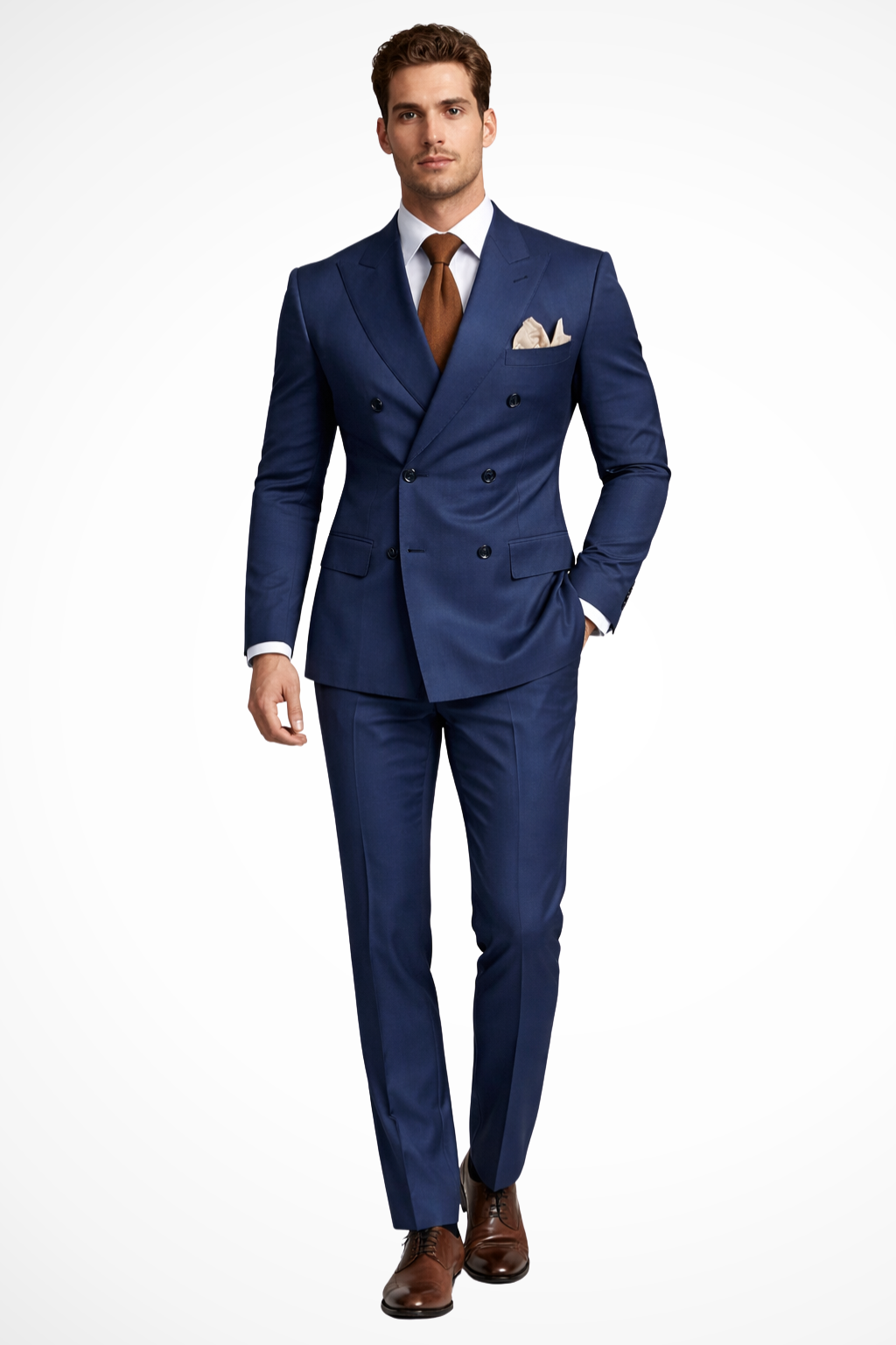 Men's Double Breasted Wedding Guest Suit | Classic Fit | Formal Attire for Weddings and Special Events