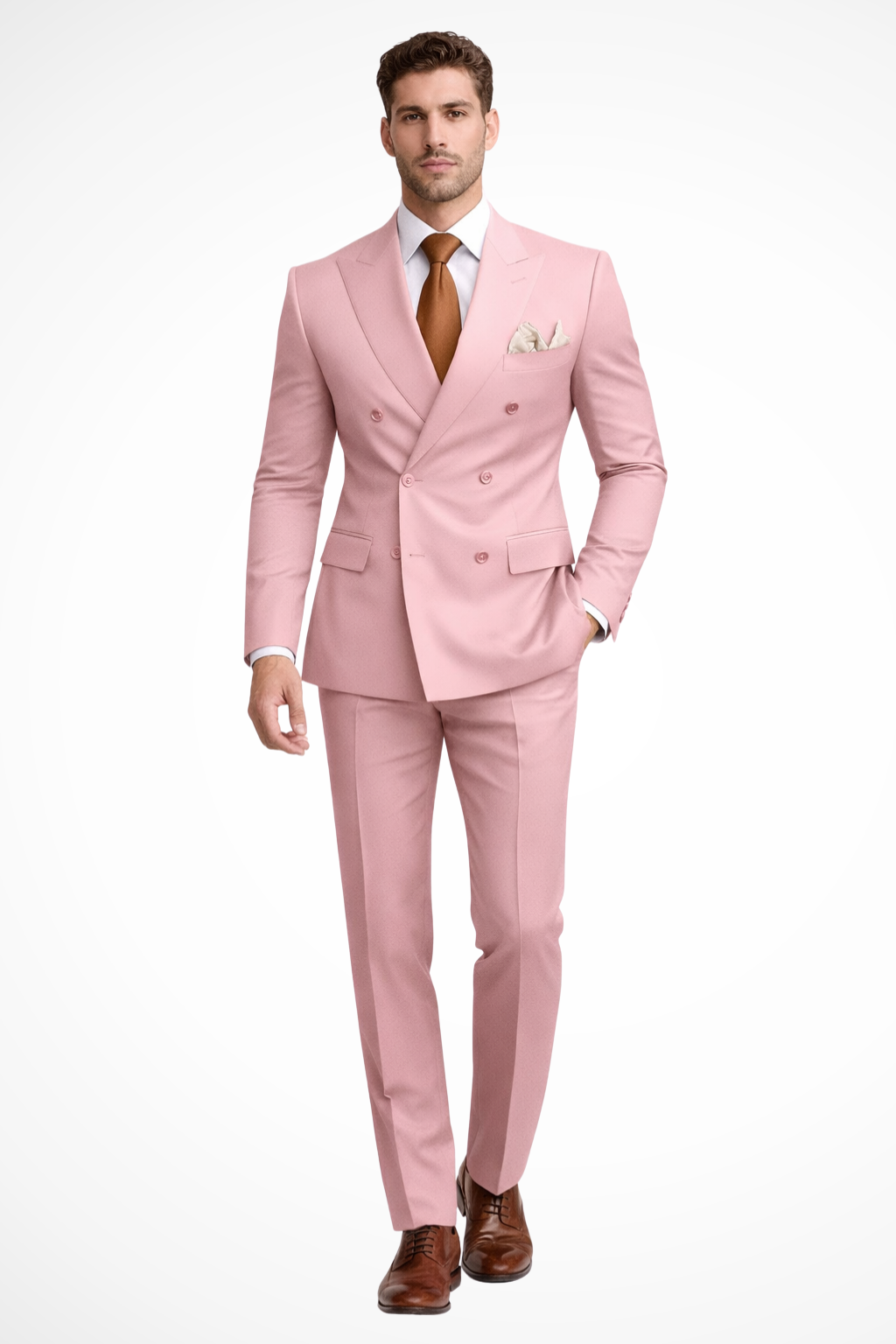 Men's Double Breasted Wedding Guest Suit | Classic Fit | Formal Attire for Weddings and Special Events
