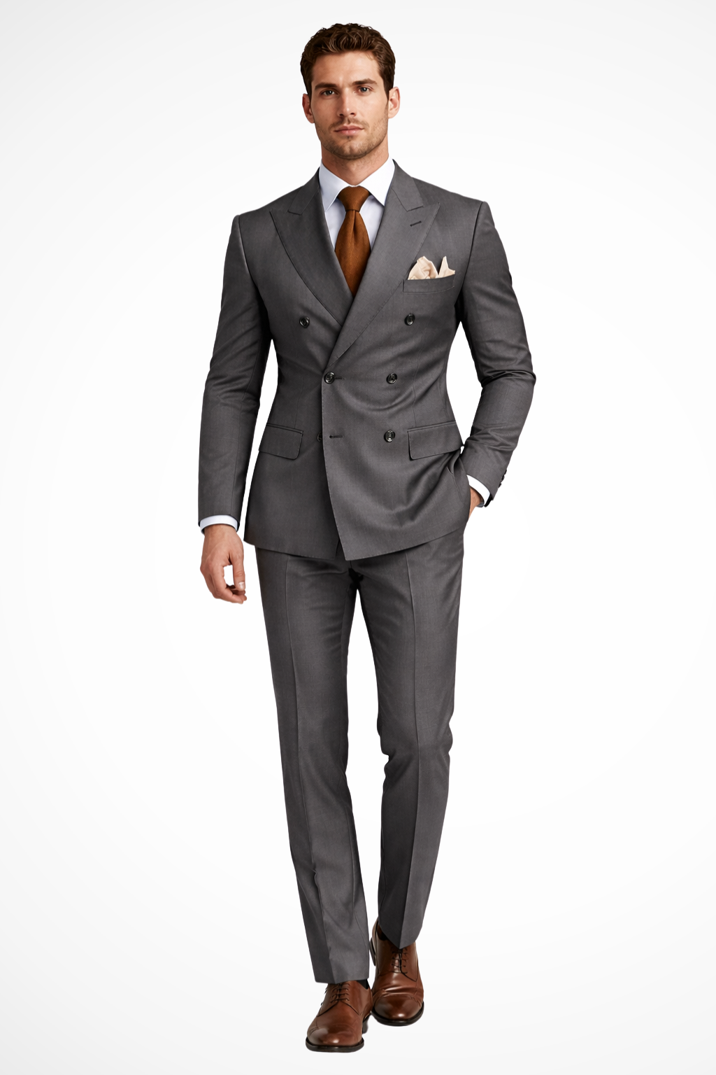 Men's Double Breasted Wedding Guest Suit | Classic Fit | Formal Attire for Weddings and Special Events