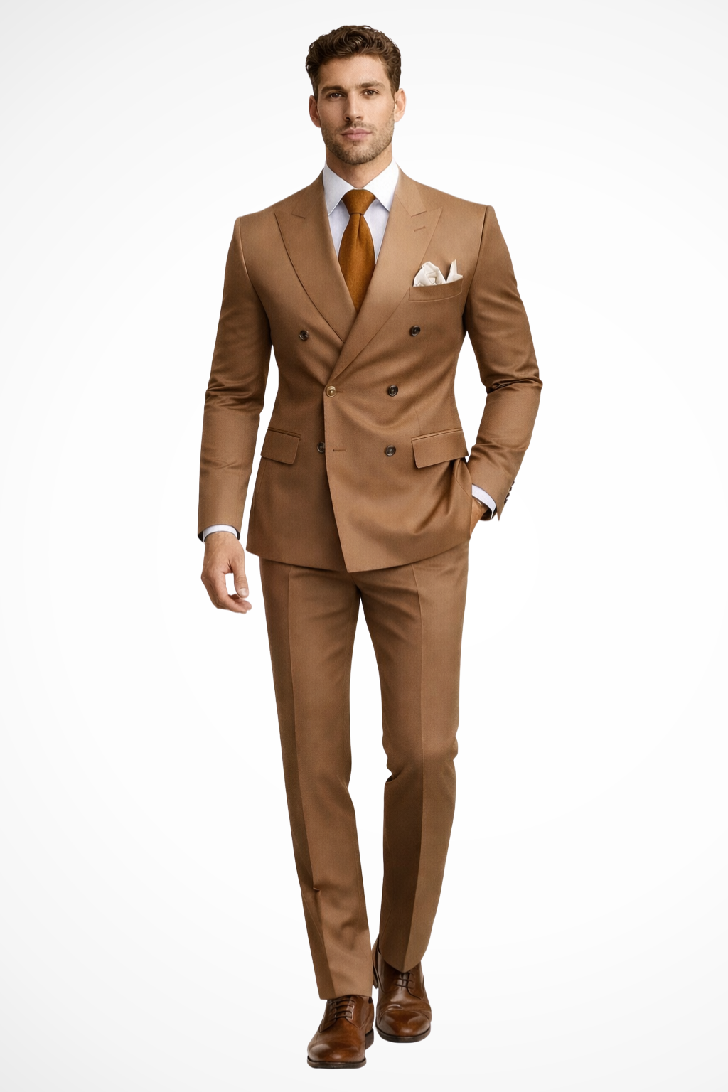Men's Double Breasted Wedding Guest Suit | Classic Fit | Formal Attire for Weddings and Special Events