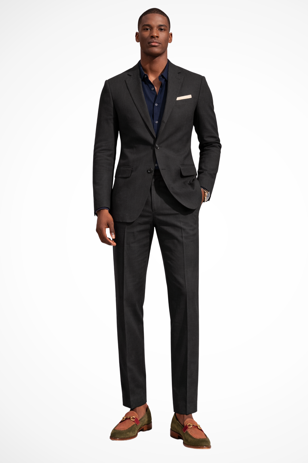 Men's Linen Notch Lapel Single Breasted Summer Wedding Suit - Lightweight, Breathable, Ideal for Warm Weather Events