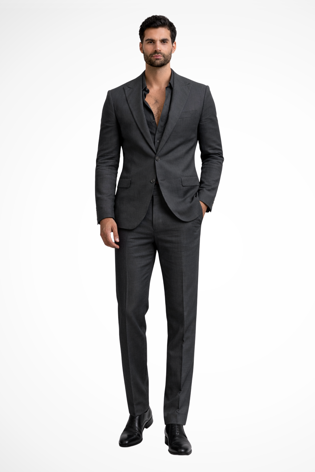 Men's Linen Relaxed Fit Summer Wedding Suit - Lightweight, Breathable Design for Wedding Guests