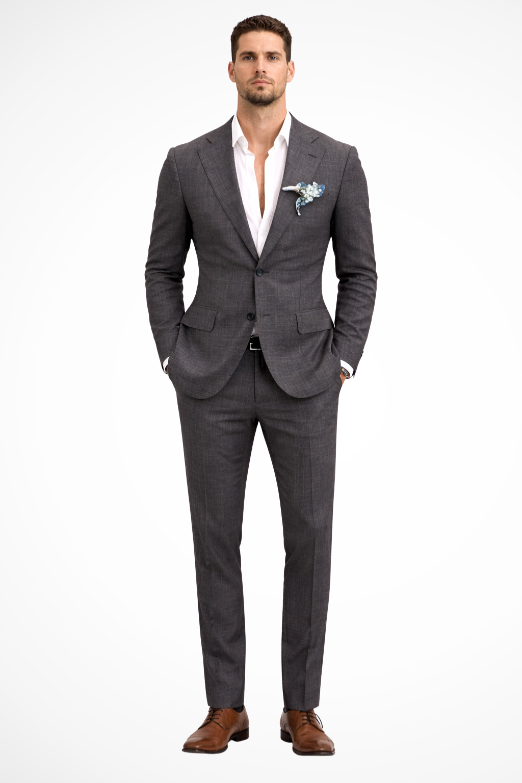Men's Linen Two-Piece Suit | Lightweight Spring Summer Outfit | Casual or Formal Wear