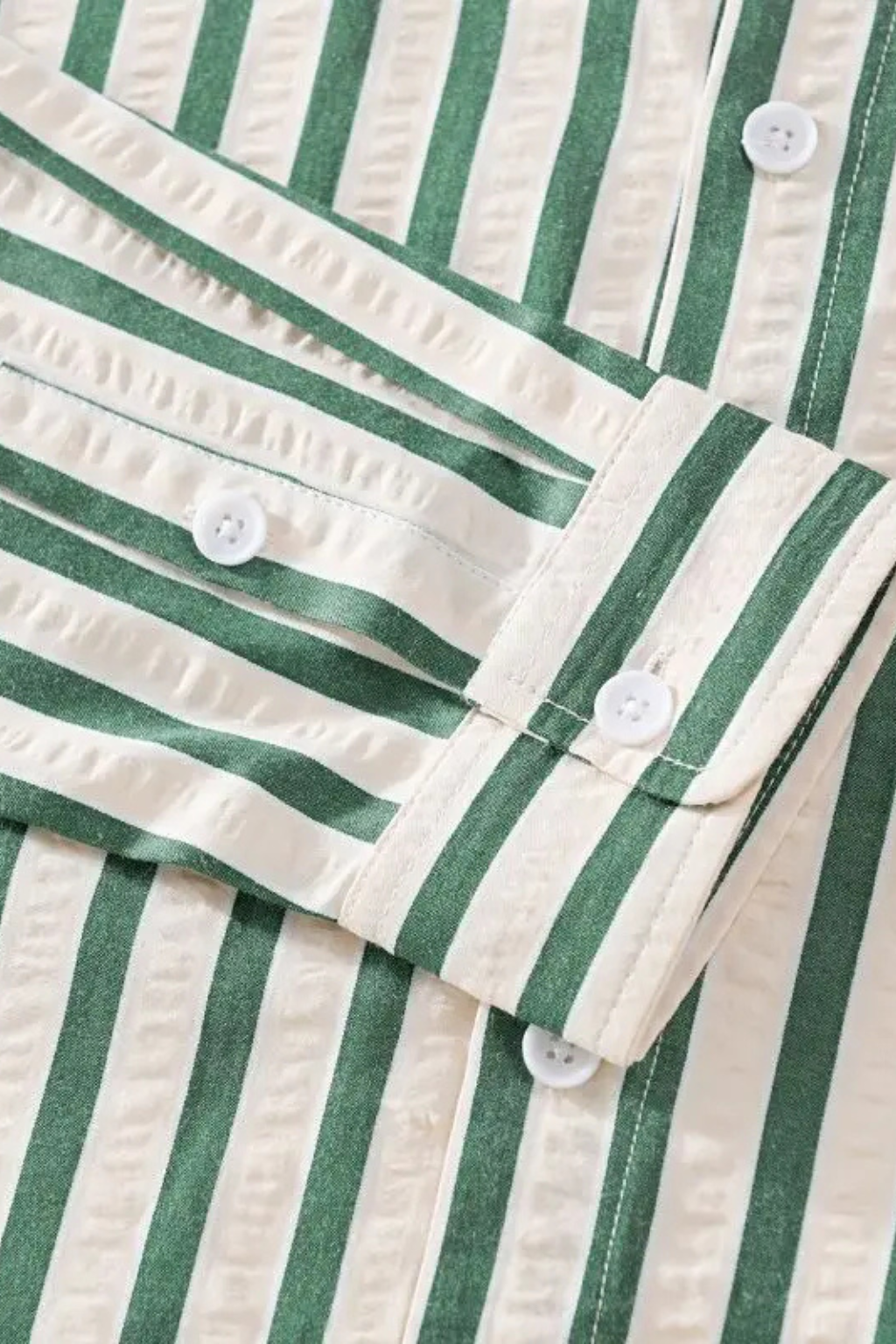 Men's Loose Fit Striped Long Sleeve Shirt | Casual Cotton Blouse for Everyday Wear