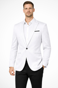 Men's Tailored Single Button Blazer | Wedding Guest Suit | Formal Attire | Classic Fit | Versatile Style