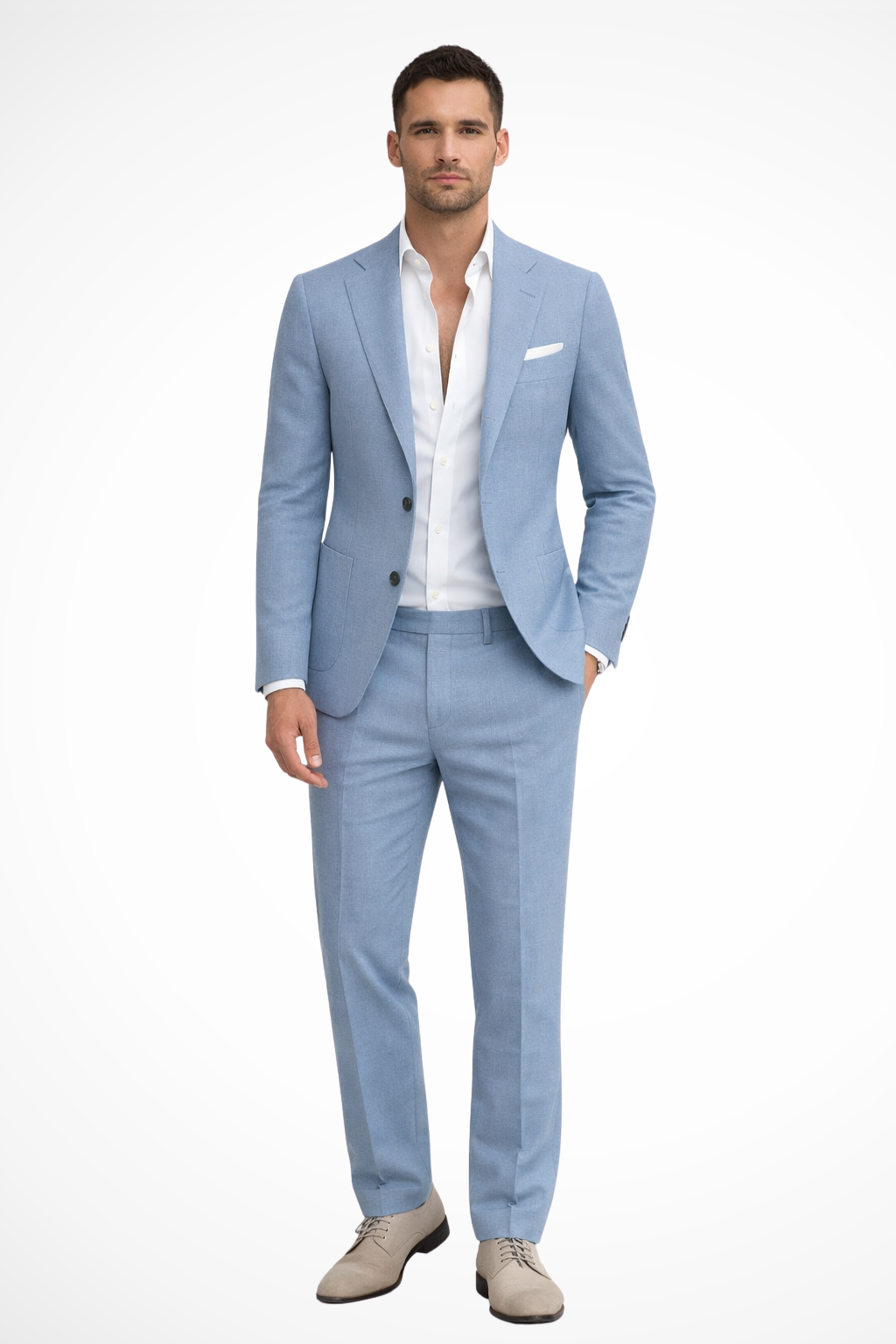 Men's Tailored Two-Piece Wedding Guest Suit Set | Formal Attire | Classic Design | Perfect for Weddings and Special Events