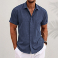 Men's Lightweight Linen Summer Shirt - Breathable Casual Wear