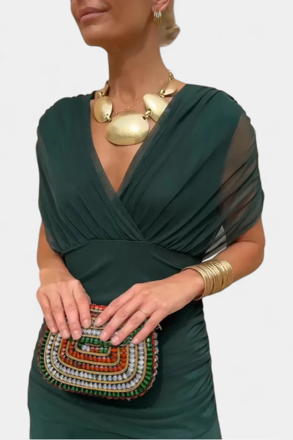 Off-Shoulder Pleated Summer Dress for Women | Elegant Lightweight Fabric | Perfect for Casual Outings and Events