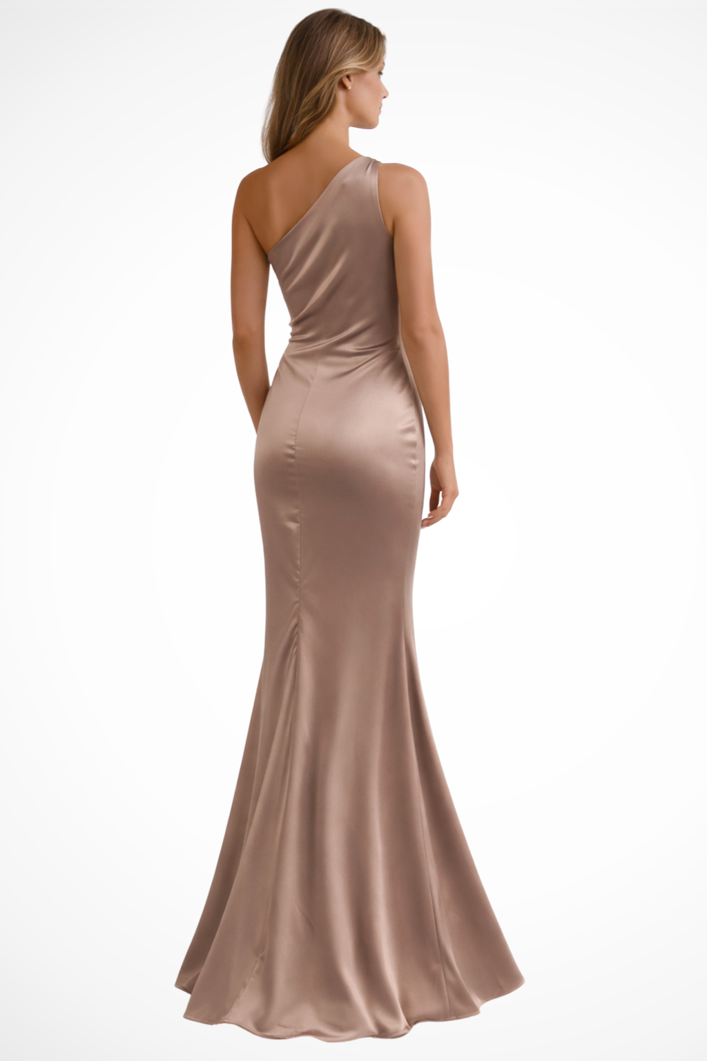 One Shoulder Sleeveless Maxi Dress | Elegant Wedding Guest Attire | Lightweight Fabric | Perfect for Formal Events
