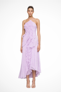 Ruffle Maxi Dress for Women | Layered Silhouette | Elegant Wedding Guest Attire | Comfortable and Stylish