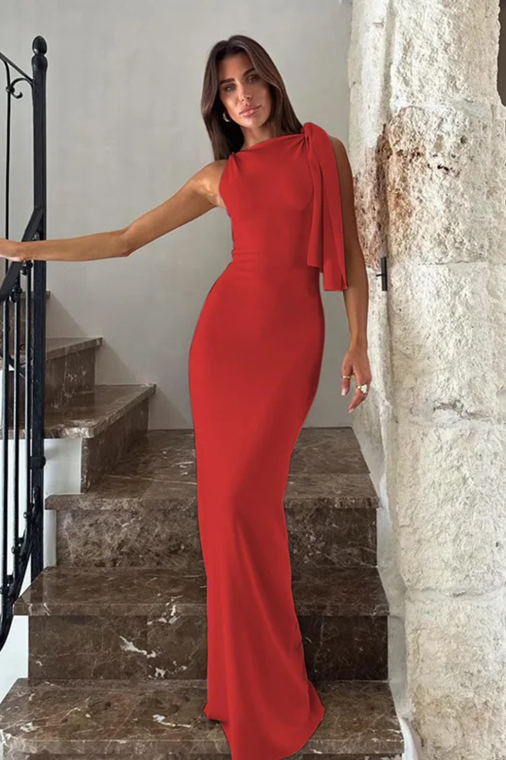 Sleeveless Bodycon Maxi Dress for Women | Elegant Wedding Guest Attire | Comfortable and Stylish Design