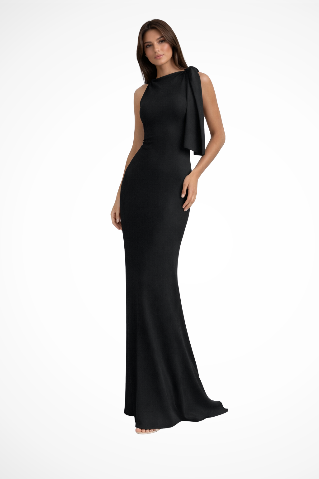 Sleeveless Maxi Dress for Women | Formal Wedding Guest Attire | Elegant Evening Wear in Lightweight Fabric