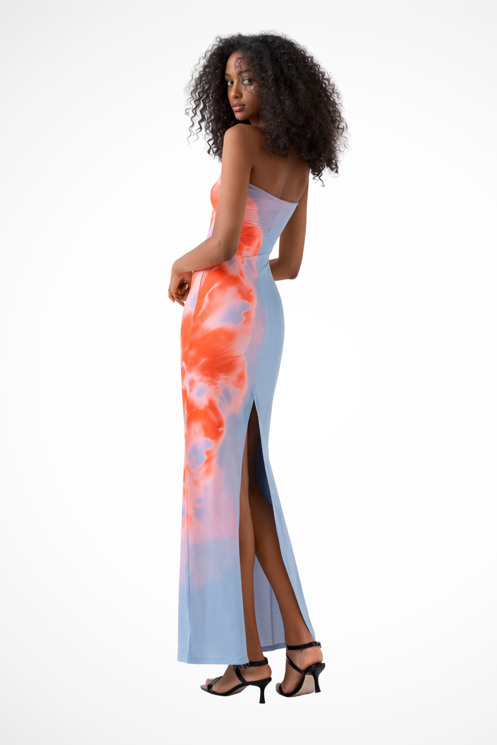Strapless Printed Maxi Beach Dress for Women - Lightweight Summer Style, Perfect for Vacation and Casual Outings