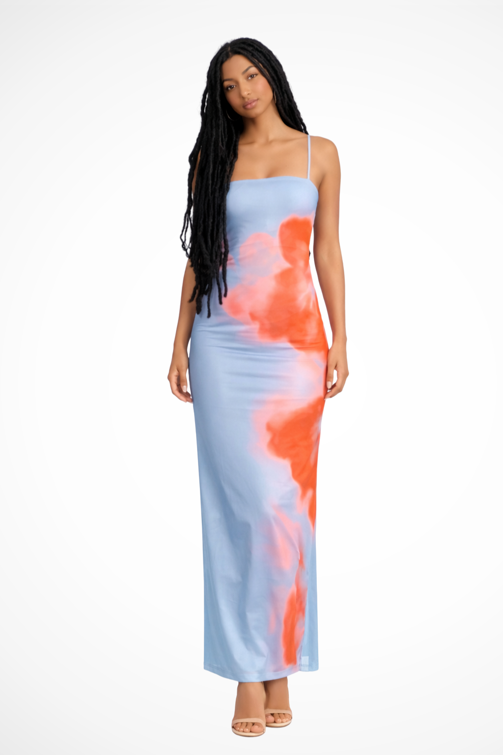 Strapless Printed Maxi Beach Dress for Women - Lightweight Summer Style, Perfect for Vacation and Casual Outings