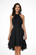 Tiered Halter Mini Dress for Women | Lightweight Fabric | Casual Summer Wear