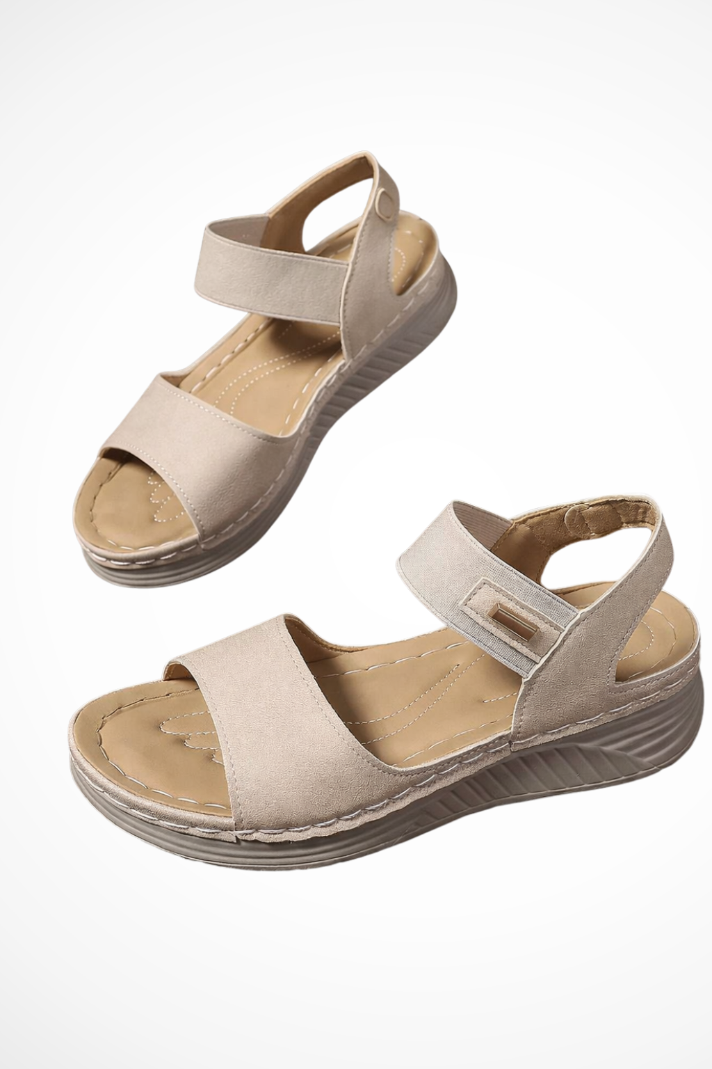 Women's Adjustable Strap Comfort Sandals for Spring | Lightweight, Breathable Design, Casual Footwear